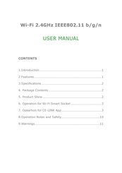 CE-Link Wi-Fi Smart Socket User Manual