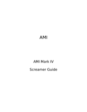 AMI Mark IV Screamer Manual