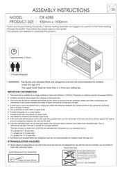 Flair Jasper CK 6285 Assembly Instructions Manual