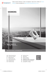 Siemens MQ95540 Instruction Manual