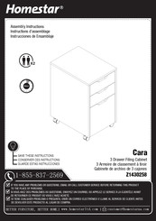 Homestar Cara Z1430258 Assembly Instructions Manual