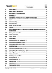 VARO GARDENPRO POWERPLUS POWXG9025 Manual