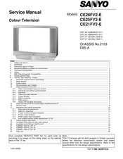 Sanyo CE28FV2-E Service Manual