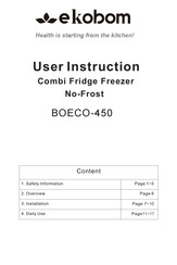 Ekobom BOECO-450 User Instruction