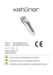 KRHÜNER 31503 Instruction Manual
