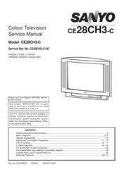Sanyo CE28CH3-C Service Manual