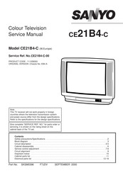 Sanyo CE21B4-C Service Manual
