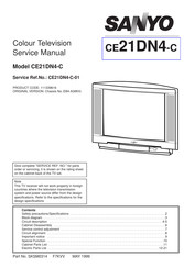 Sanyo CE21DN4-C Service Manual