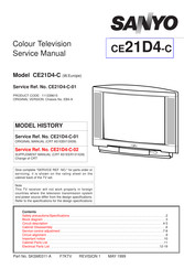 Sanyo CE21D4-C Service Manual