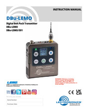 Lectrosonics DBu-LEMO Instruction Manual
