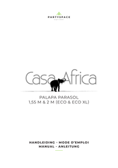 PartySpace Casa Africa PALAPA PARASOL Eco XL Manual