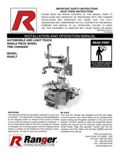 Ranger R30XLT Installation And Operation Manual