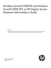 HP Windows Server 2008 SP2 Administrator's Manual