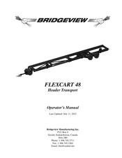 Bridgeview FLEXCART 48 Operator's Manual