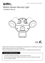 UMI E-SM-1700-180-2H Installation Manual