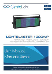 CentoLight LIGHTBLASTER 1200WP User Manual