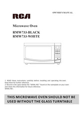 RCA RMW733-WHITE Owner's Manual