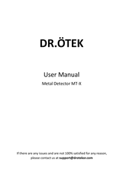 DR.ÖTEK MT-X User Manual