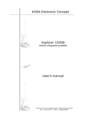 Kora Explorer 150SB User Manual