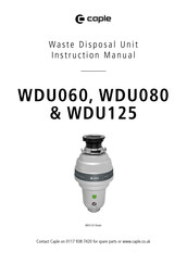 Caple WDU125 Instruction Manual