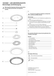 Hornbach 10445861 Disassembly Manual