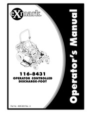 Exmark 116-8431 Operator's Manual
