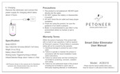 Petoneer AOE010 User Manual