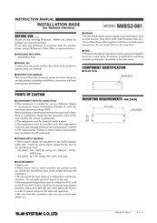 M-System M8BS2-081 Instruction Manual