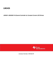 Texas Instruments LM3429Q1 Manual
