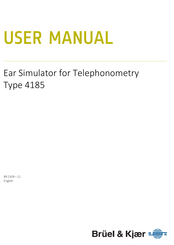 BRUEL & KJAER 4185 User Manual