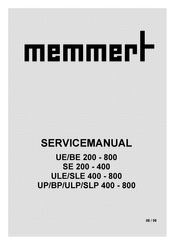 Memmert BP 400 Service Manual