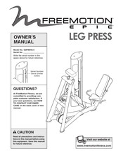 Freemotion EPIC GZFI8043.5 Owner's Manual