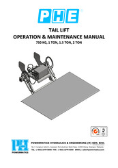 PHE 1501 Operation & Maintenance Manual