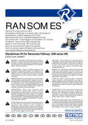 Ransomes 1200 Series Fitting Instructions Manual