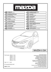 Mazda GS1M -V1-132 Installation Instruction
