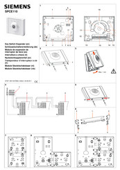 Siemens SPCE110 Manual