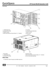 HP ML530 - ProLiant - 128 MB RAM Quickspecs
