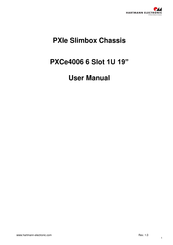 HARTMANN ELECTRONIC PXCe4006 User Manual