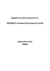 Gigadevice Semiconductor GD32W515 Hardware Development Manual