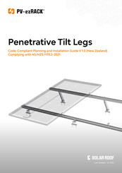 Clenergy PV-ezRack SolarRoof ER-TL-10/15 Planning And Installation Manual