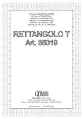 Gessi 35019 Installation Manual