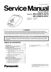 Panasonic MC-CG881C-SC79 Service Manual