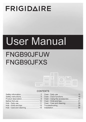 Frigidaire FNGB90JFUW User Manual