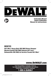 DeWalt DCH733X2 Instruction Manual