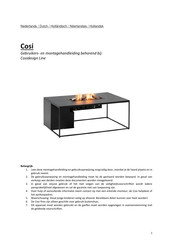 Cosi 5980940 User And Installation Instructions Manual