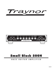 Traynor SB500H Manual