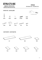 STRUCTUBE CHELSA Assembly Instructions Manual