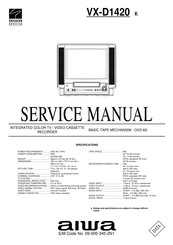 Aiwa VX-D1420K Service Manual