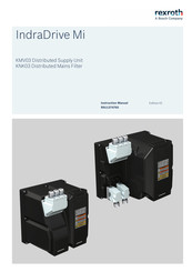 Bosch rexroth IndraDrive Mi KMV03 Instruction Manual