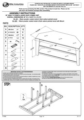 Elite Industries EL-221 Assembly Instructions